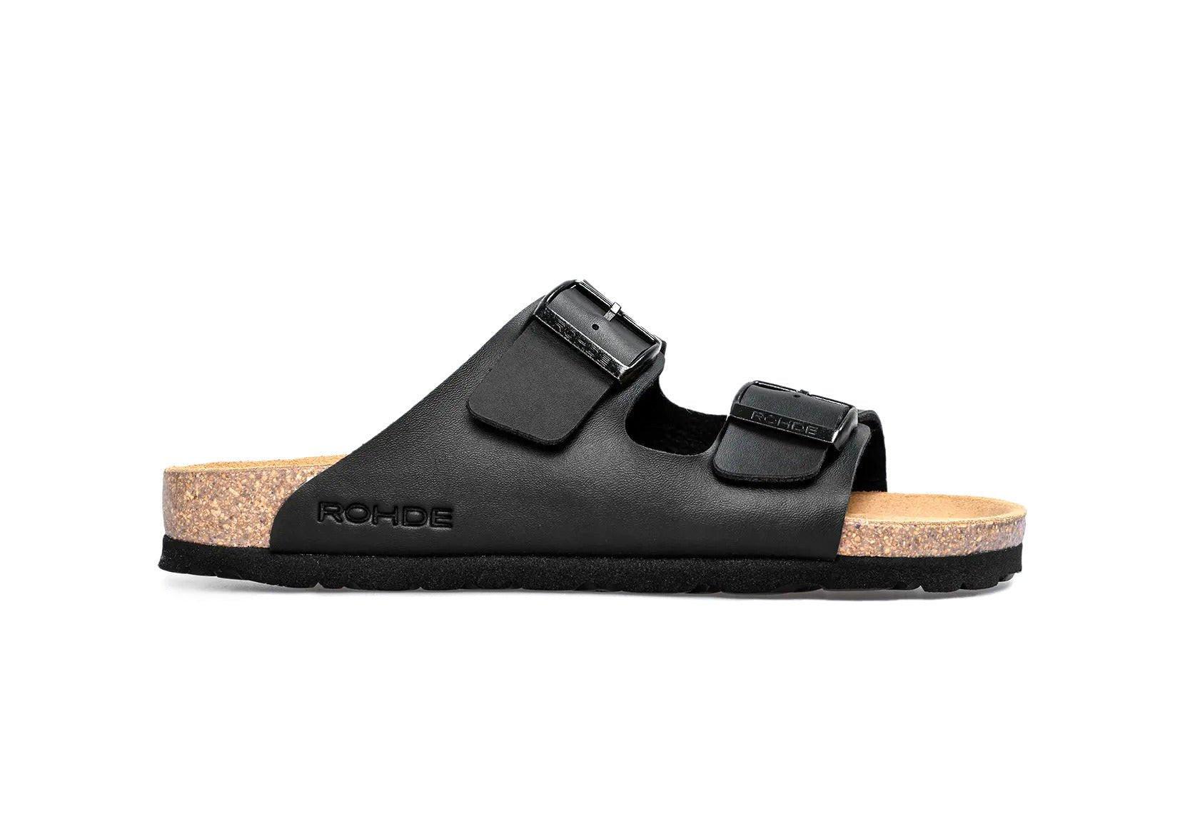 Image of Alba - Synthetik Sandale Damen Schwarz 41