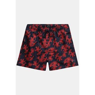 JP1880  Shorts da mare con cintura elastica e stampa floreale 