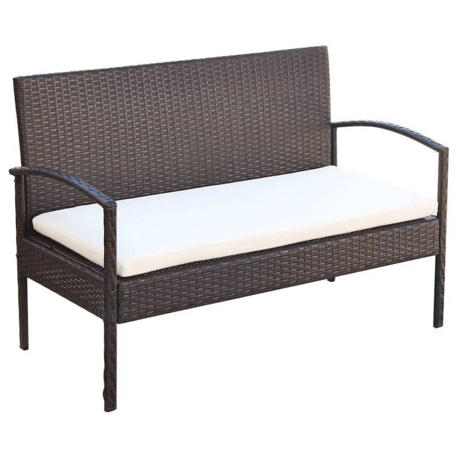 VidaXL Garten-sofagarnitur poly-rattan  