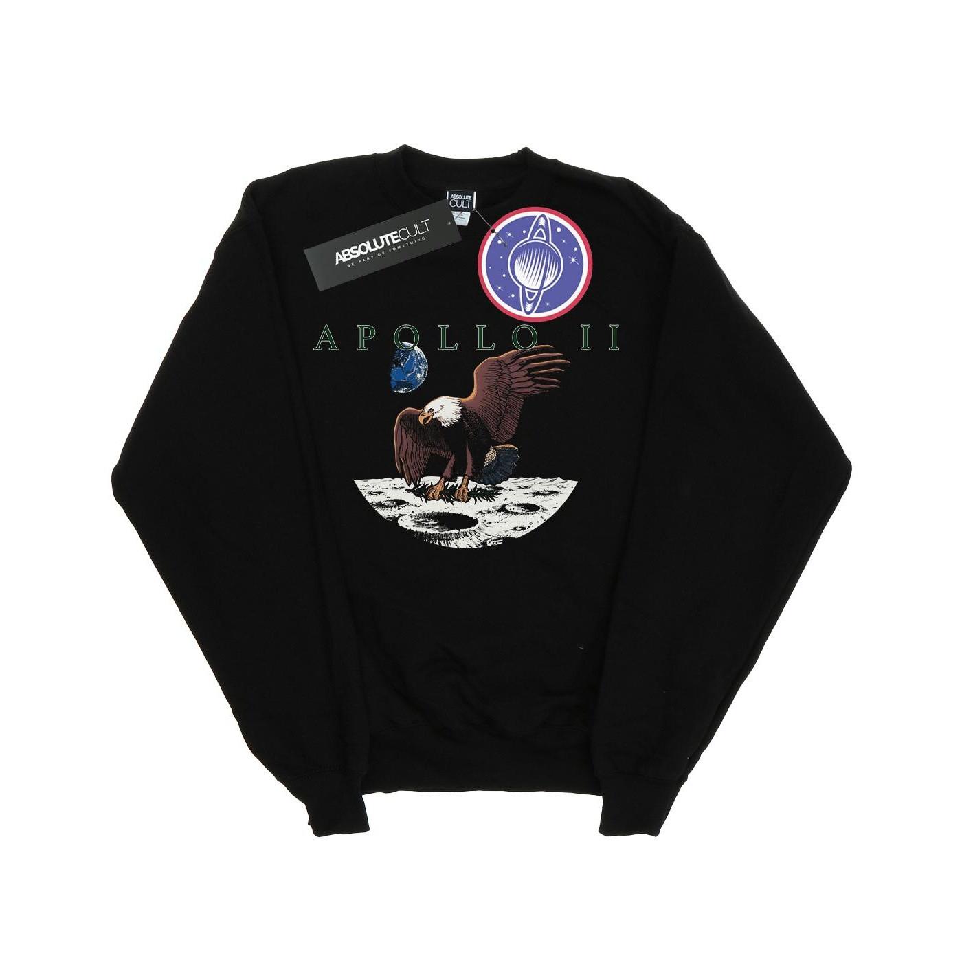 Image of Apollo 11 Vintage Sweatshirt Herren Schwarz M