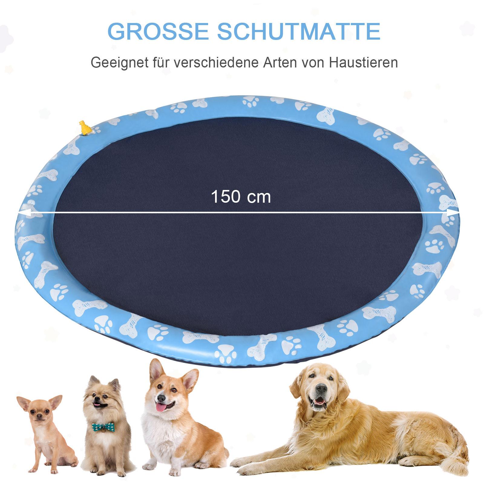 PawHut  Sprinkler Pad für Hunde 