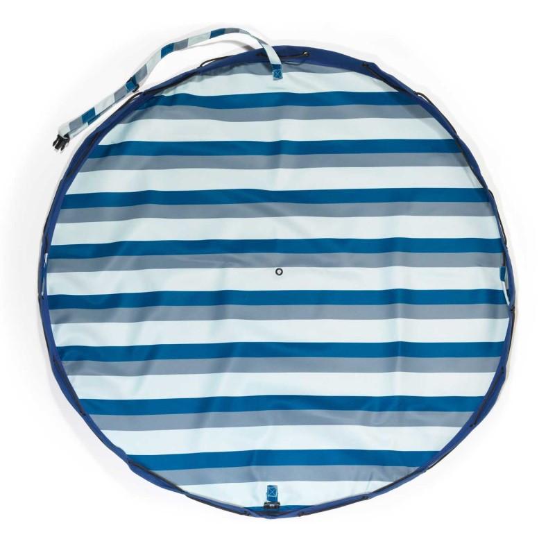 Play&Go  Spielzeugsack, Outdoor blue green stripes, Play&Go 