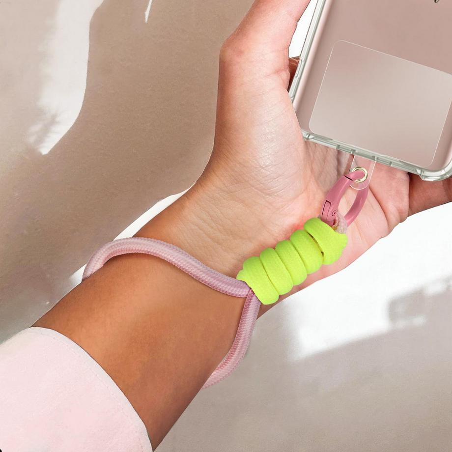 Avizar  Dragonne Rose Poudrée pour Smartphone 