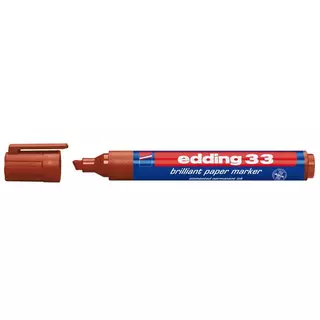 Edding EDDING Permanent Marker 33 1-5mm 33-7 braun  Marron