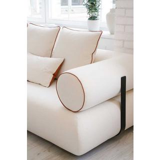 KARE Design Canapé d&#039;angle Splendido crème à gauche 327  