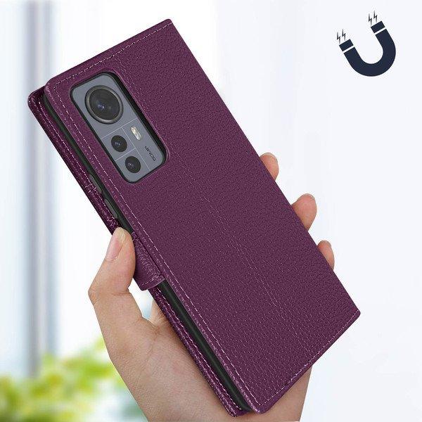 Avizar  Étui Folio Xiaomi 12 et 12X Violet 