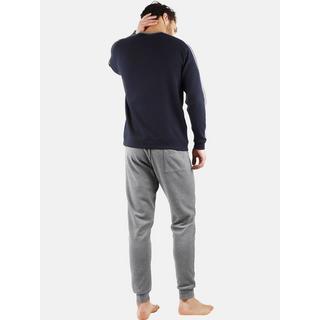 Admas  Pigiama pantaloni da salotto e top a maniche lunghe Solid 