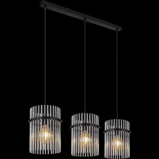 mutoni light Suspension Gorley métal noir mat 3xE27 80  