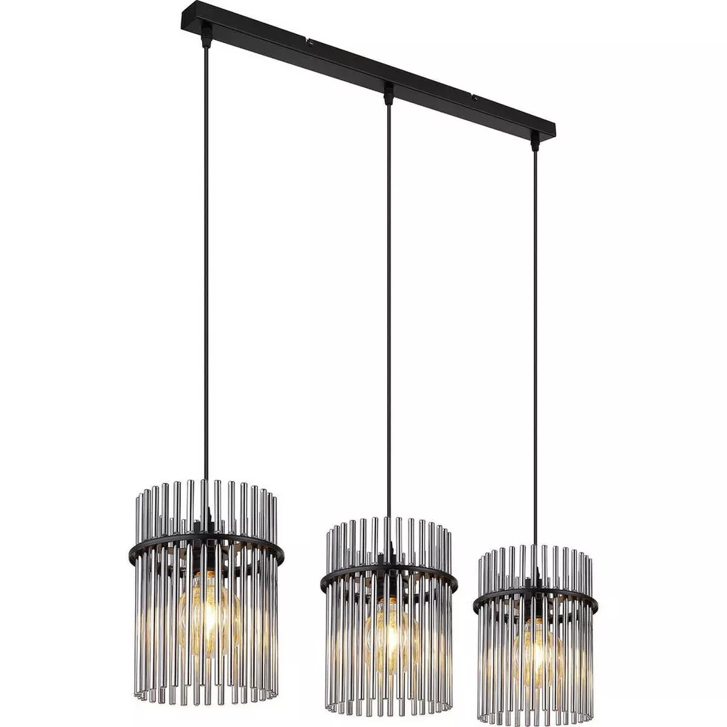 mutoni light – Hängeleuchte Gorley Metall matt 3xE27 80, One Size