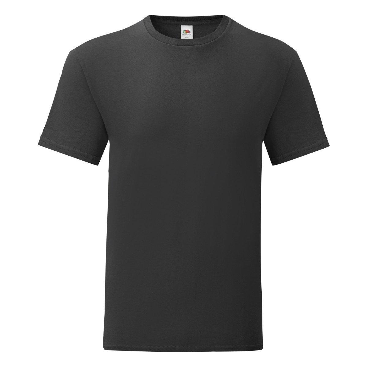 Image of Tshirt Iconic (5 Stückpackung) Herren Schwarz 5XL
