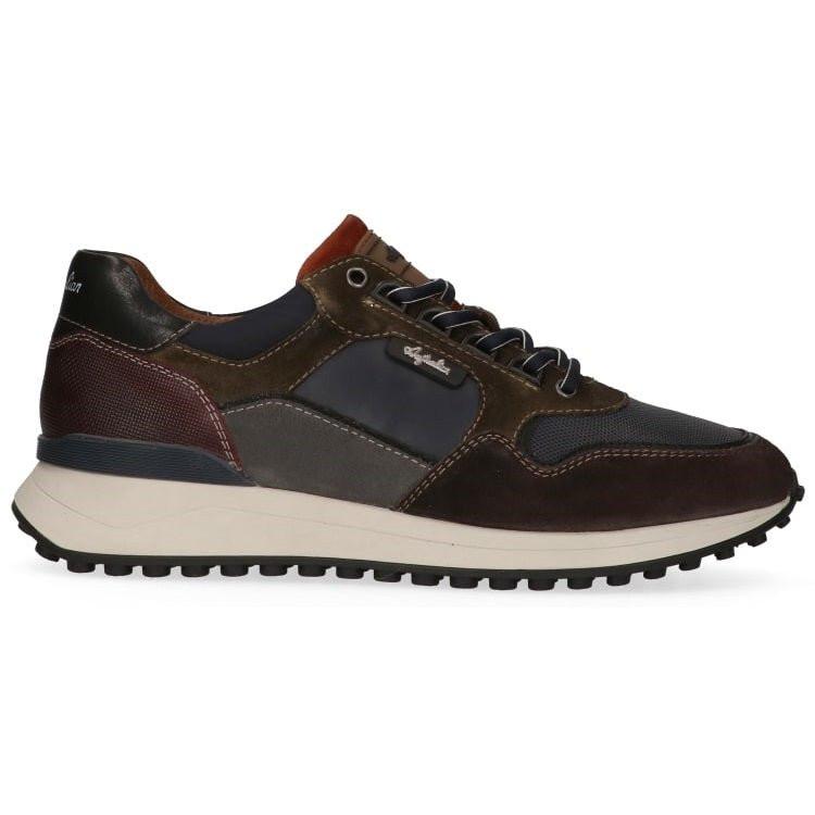 Image of Oxford - Leder Sneaker Herren Braun 46