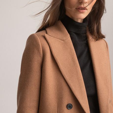 La Redoute Collections  Manteau pardessus long fabriqué en Europe 