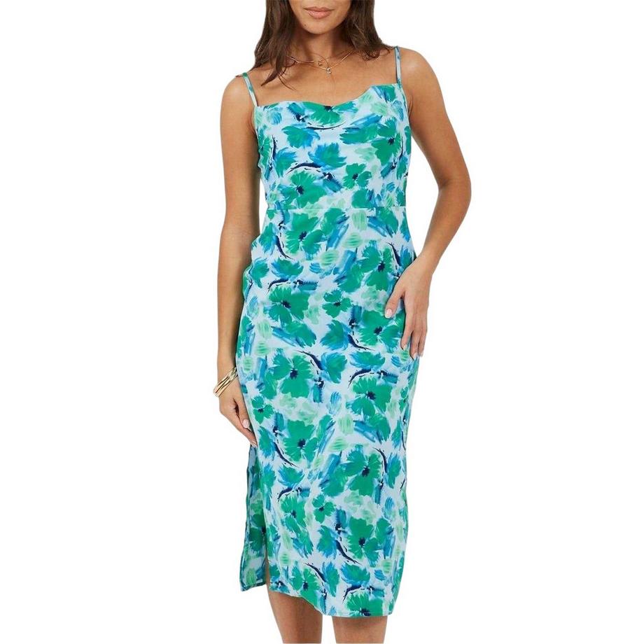 Robe Milongue Bretelles Fines Motiftyle Floral
