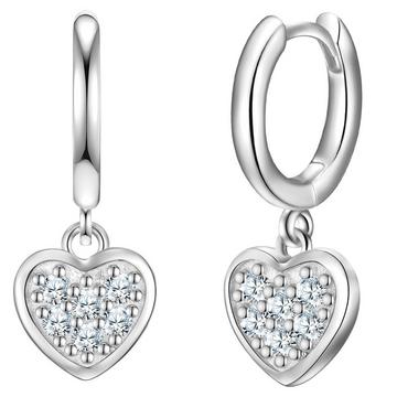 Femme Boucles d´oreilles Coeur