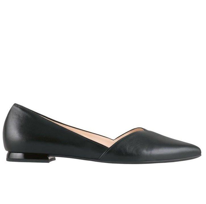 Image of Boulevard 10 - Leder Ballerina Damen Schwarz 34.5