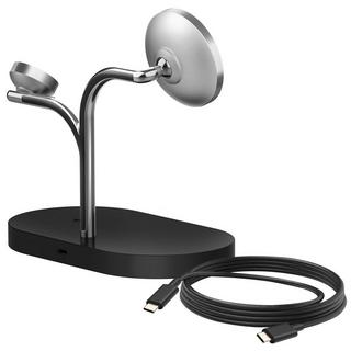 SAMSUNG  Caricatore a induzione 3-in-1 15W rapido, angolo regolabile, originale 