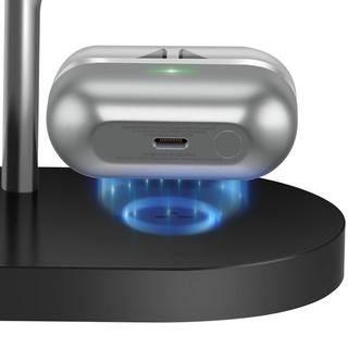 SAMSUNG  Caricatore a induzione 3-in-1 15W rapido, angolo regolabile, originale 