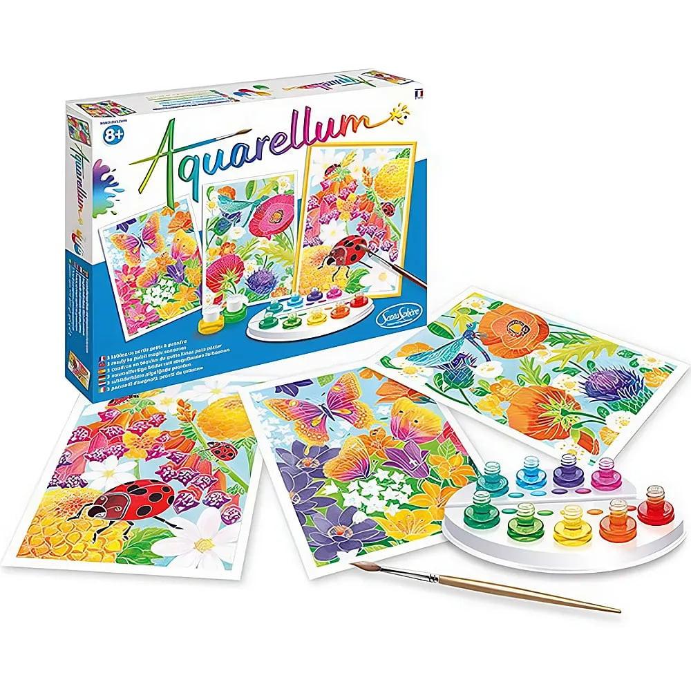 Image of Aquarellum Blumen Multicolor