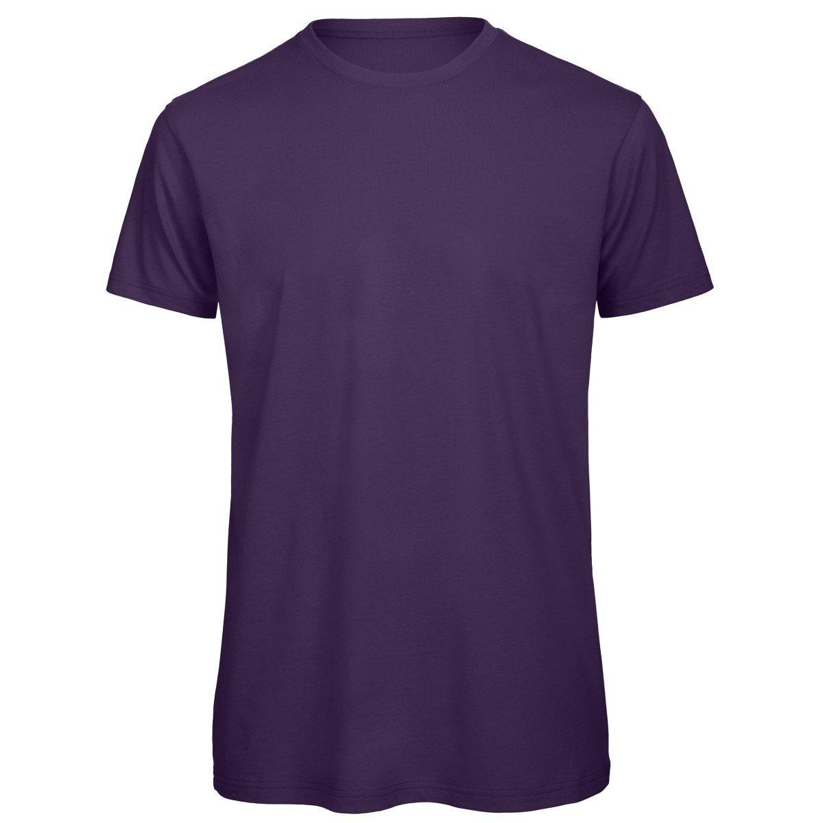 Image of B&c Tshirt, Bio Herren Lila XL