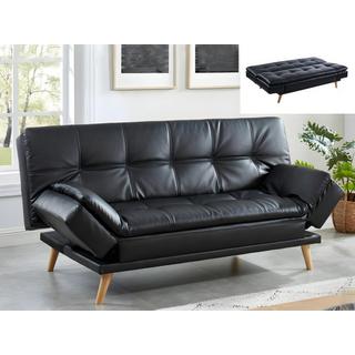 Vente-unique Schlafsofa Klappsofa 3Sitzer Kunstleder ZARINA  