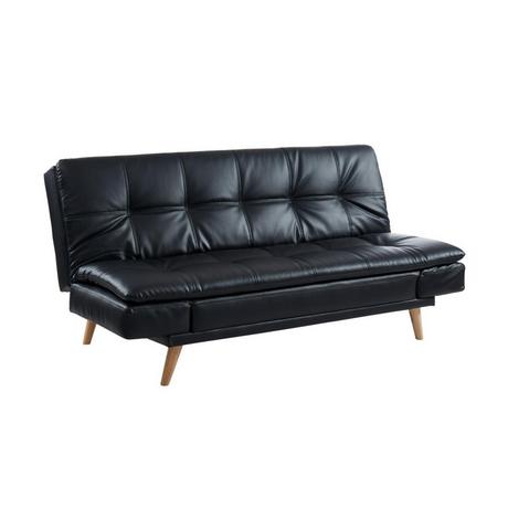 Vente-unique Schlafsofa Klappsofa 3Sitzer Kunstleder ZARINA  