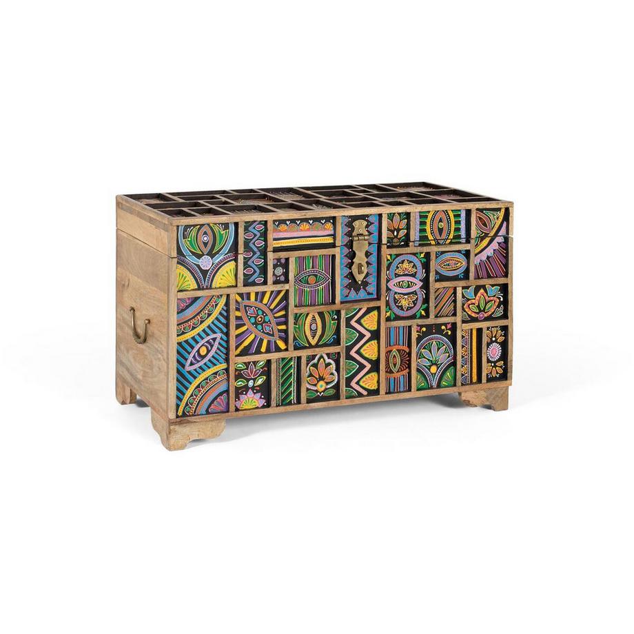 mutoni Cassapanca in legno di mango Nuri 81  