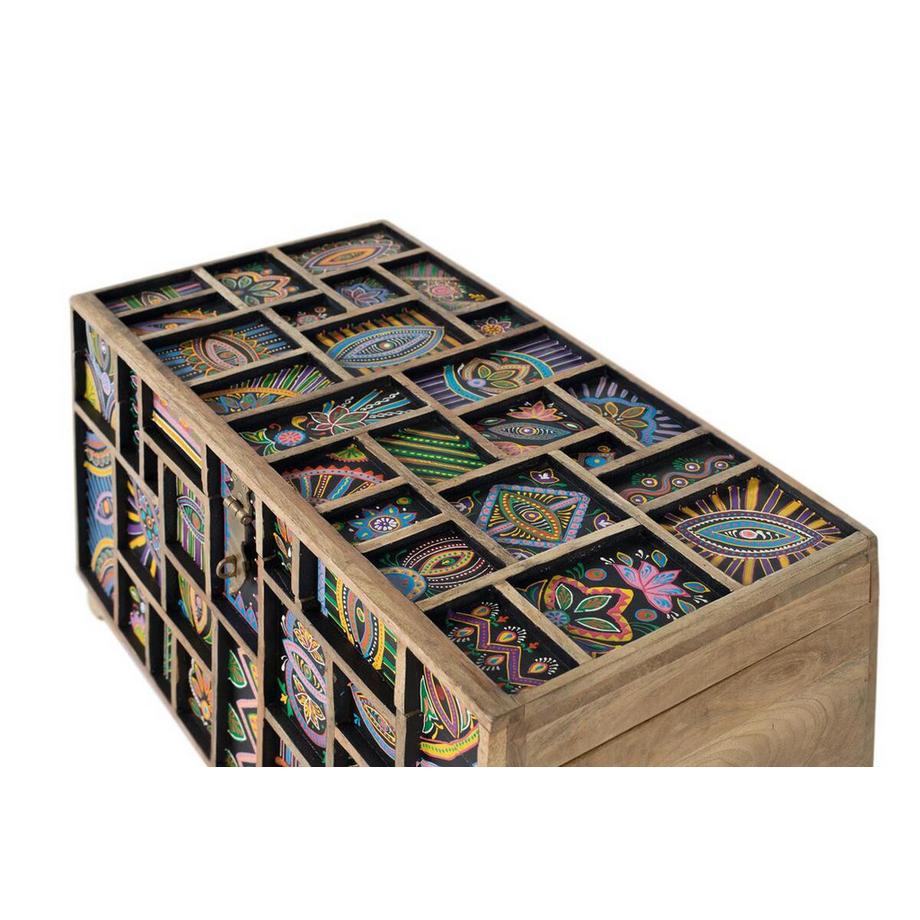 mutoni Cassapanca in legno di mango Nuri 81  