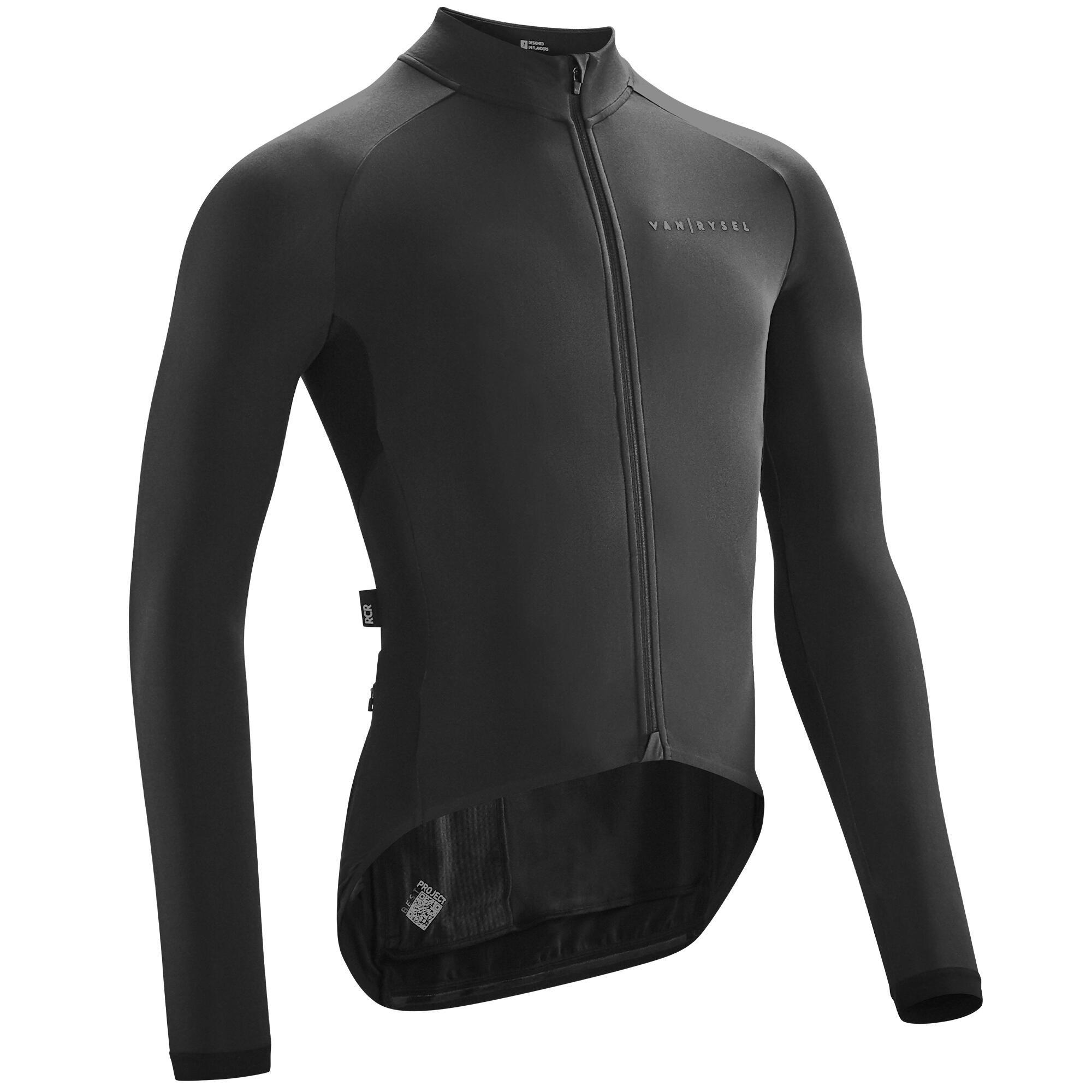 Image of Langarmtrikot - Racer Unisex Schwarz Leicht L