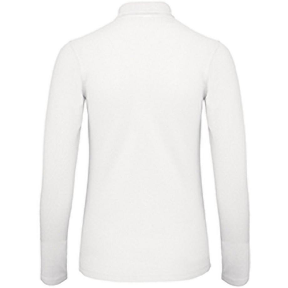 B and C ID.001 Langarm Poloshirt  