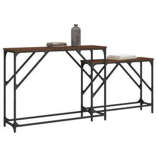 VidaXL Table console gigogne bois d'ingénierie  