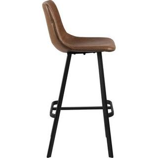 mutoni Tabouret de bar Barnstable Retro Cognac Black  