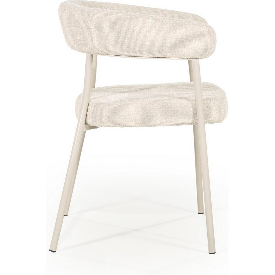 mutoni Chaise de salle à manger Yovi beige  