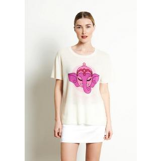 Studio Cashmere8  RIA 9 T-shirt girocollo SWEET GANESH - 100% cashmere 