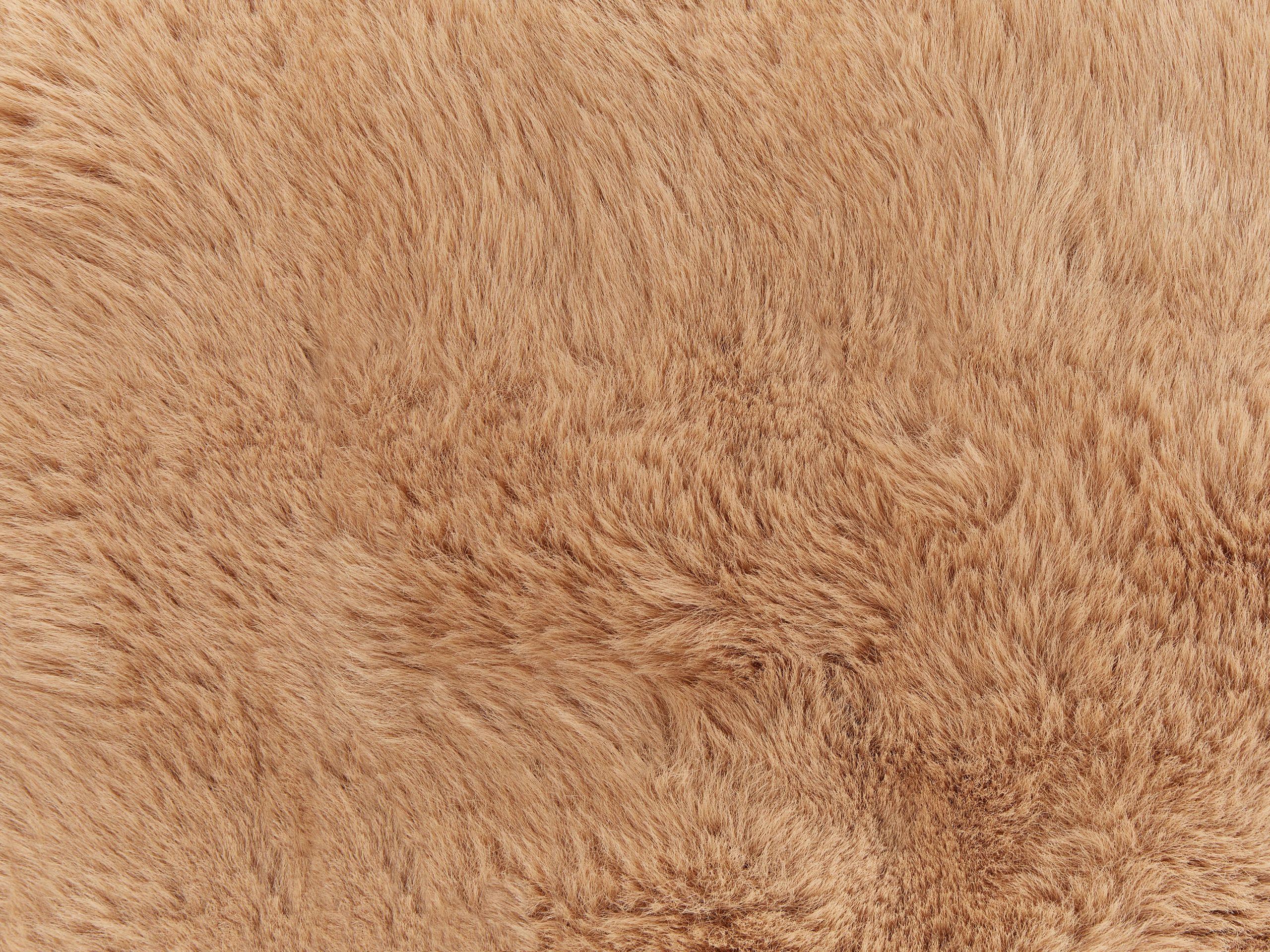 Beliani Salka Coperta Morbida Classica in Pelliccia Sintetica  