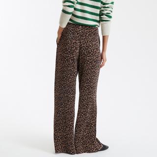 La Redoute Collections  Weite Hose mit Leopardenmuster 