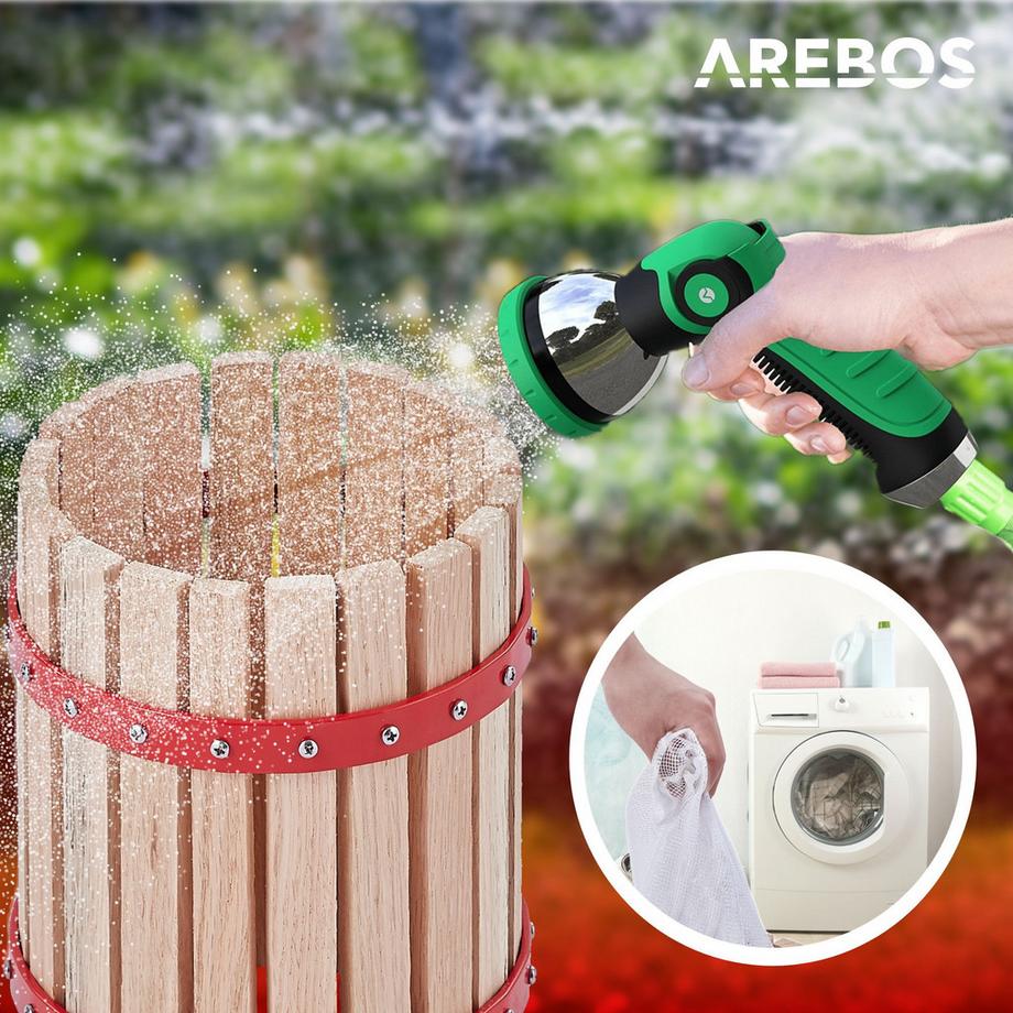 Arebos  Obstpresse 6 L Maischepresse Weinpresse Apfelpresse Fruchtpresse 