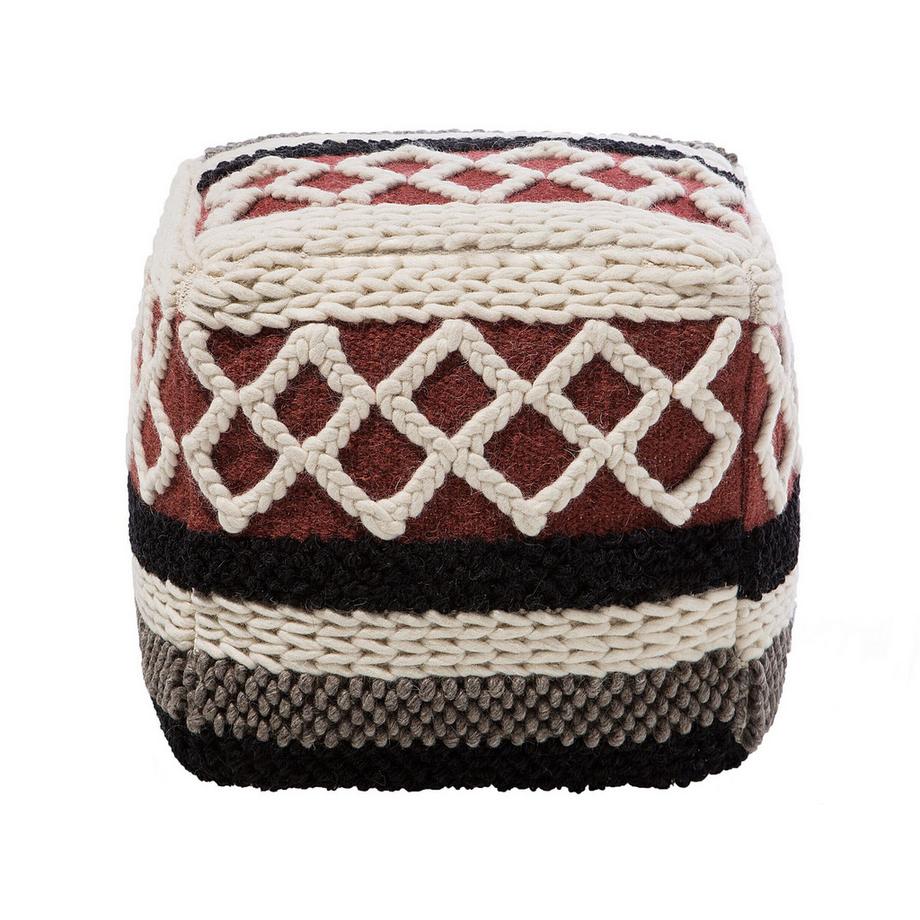 Beliani Pouf en Coton Boho SAGAR  