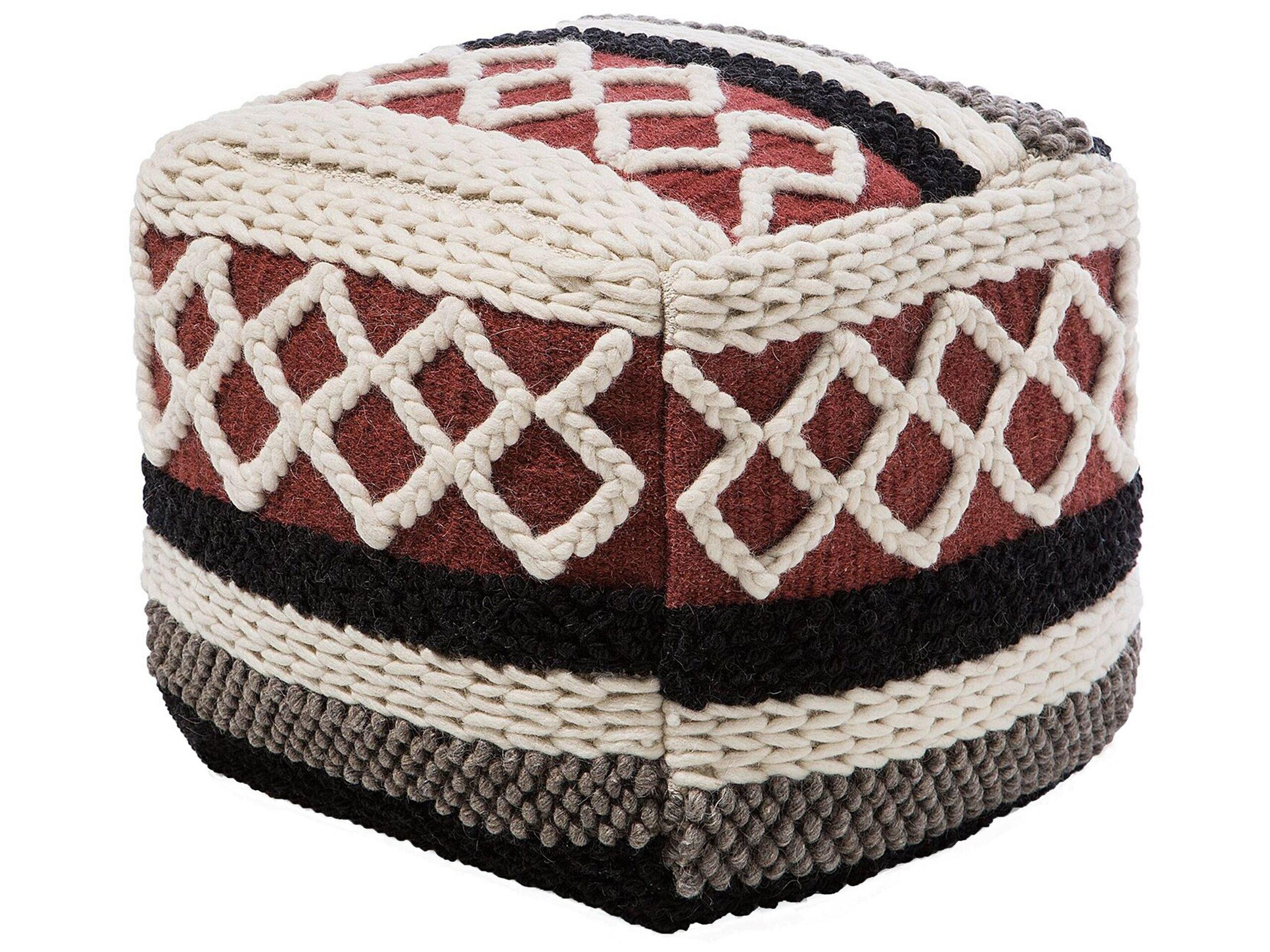 Image of Pouf aus Baumwolle Boho SAGAR Pouf aus Baumwolle Boho SAGAR