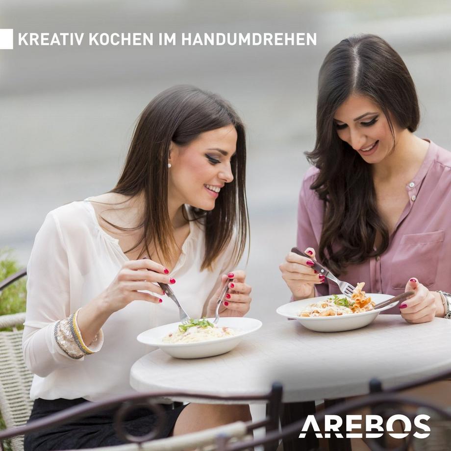 Arebos  Spaghetti-Nudel Aufsatz für Küchenmaschine 