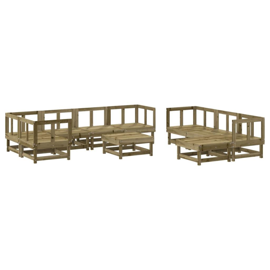 VidaXL set salotto da giardino Legno di pino impregnato  