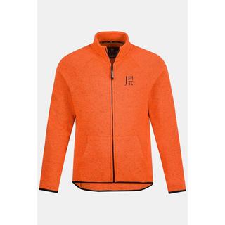 JP1880  Rad Strickfleece-Jacke, Bikewear, Langarm , Stehkragen, Saum-Taschen 