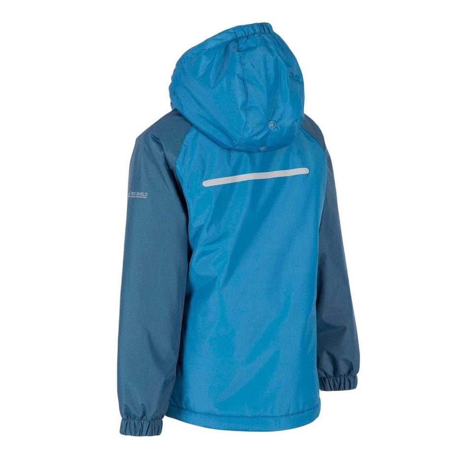 Trespass  Veste Imperméable À Capuche Amovible Motiftyle Détail Réfléchissant Tuneful 