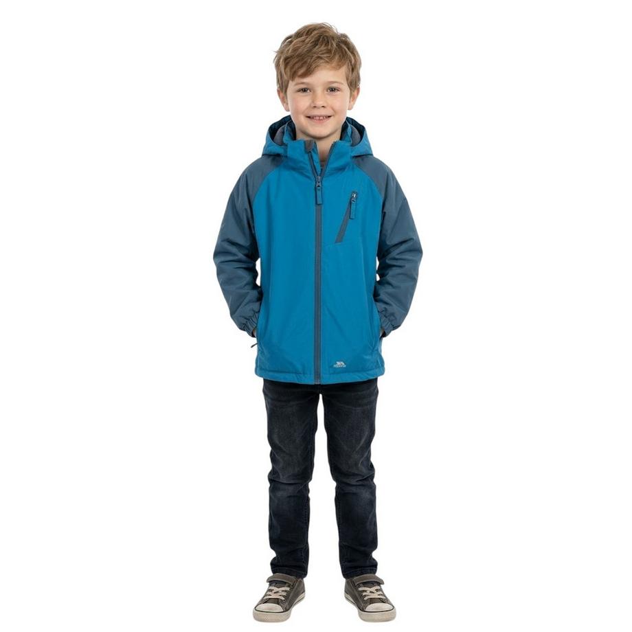 Trespass  Veste Imperméable À Capuche Amovible Motiftyle Détail Réfléchissant Tuneful 