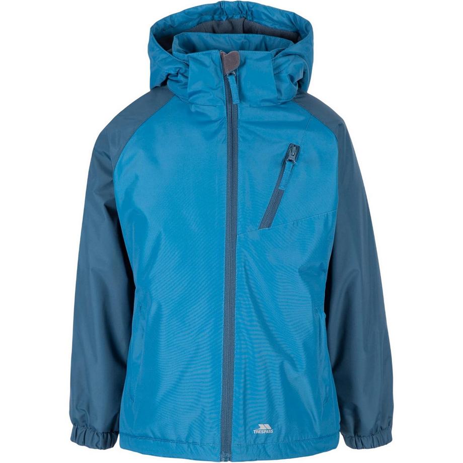 Veste Imperméable À Capuche Amovible Motiftyle Détail Réfléchissant Tuneful