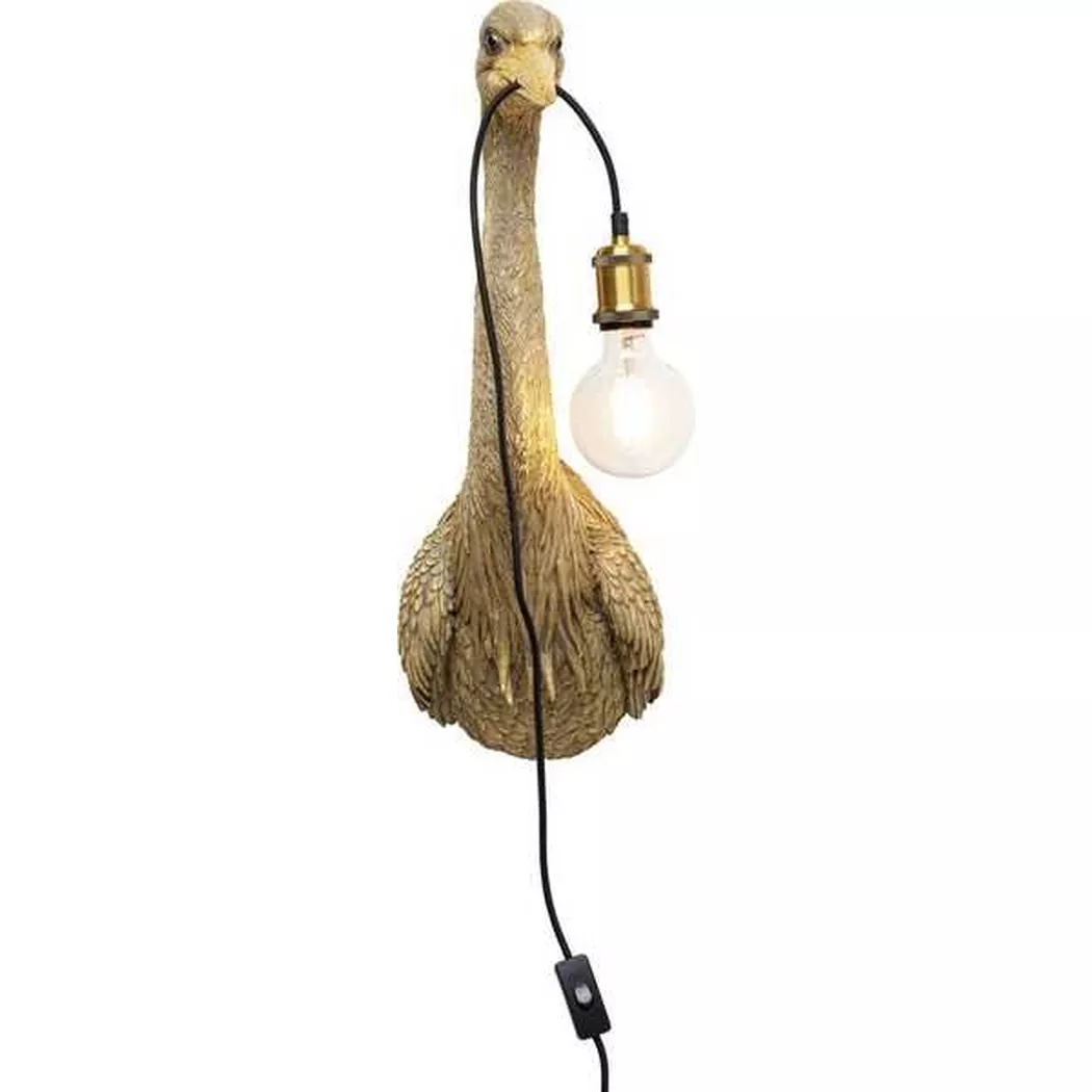 KARE Design – Wandleuchte Heron, One Size, Braun