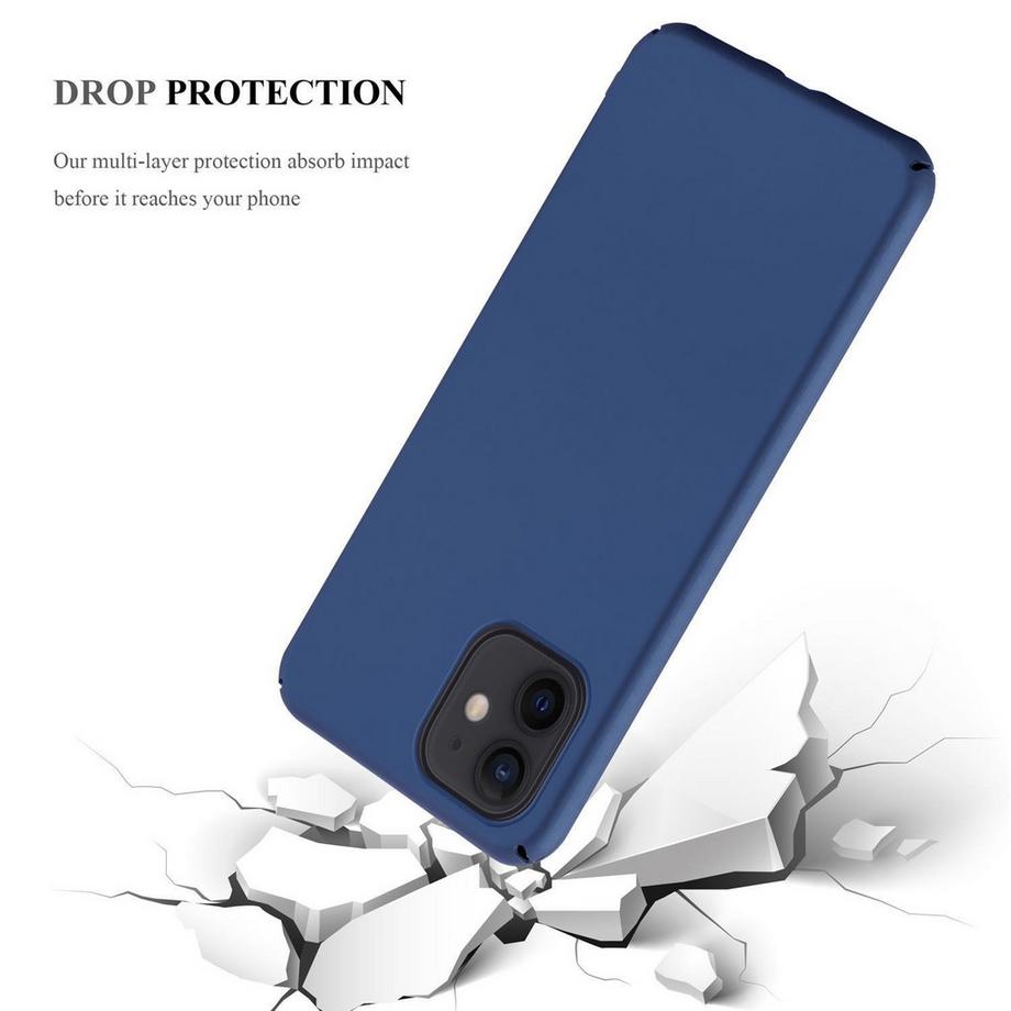 Cadorabo  Hülle für Apple iPhone 12 MINI Hard Case in Metall Optik 