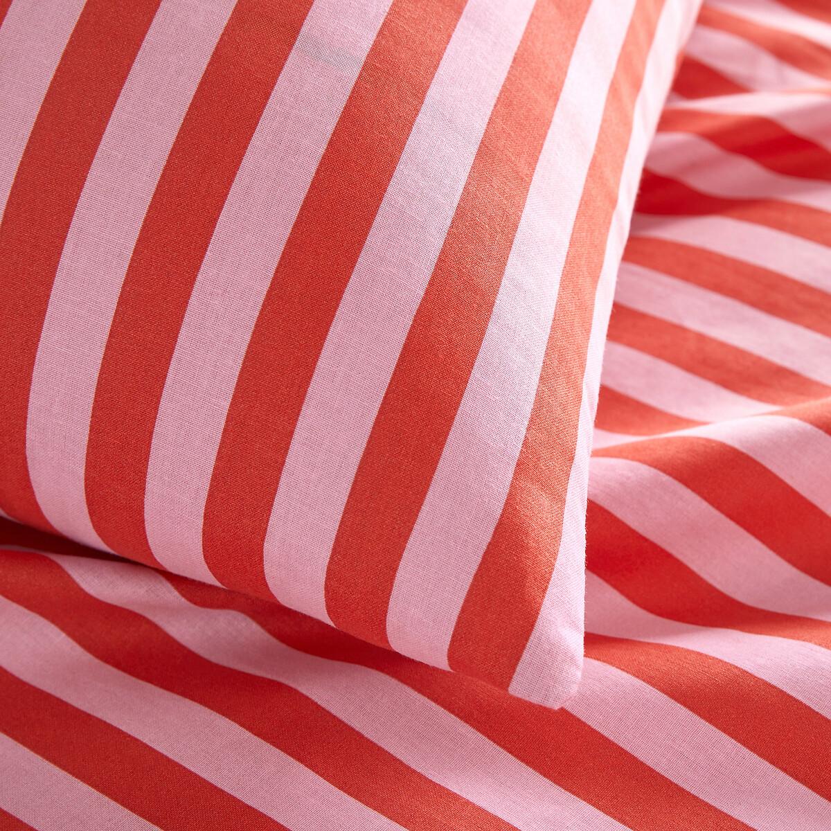 La Redoute Intérieurs Gestreifte Bettwäsche 50% recycelte Baumwolle  