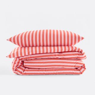 La Redoute Intérieurs Gestreifte Bettwäsche 50% recycelte Baumwolle  