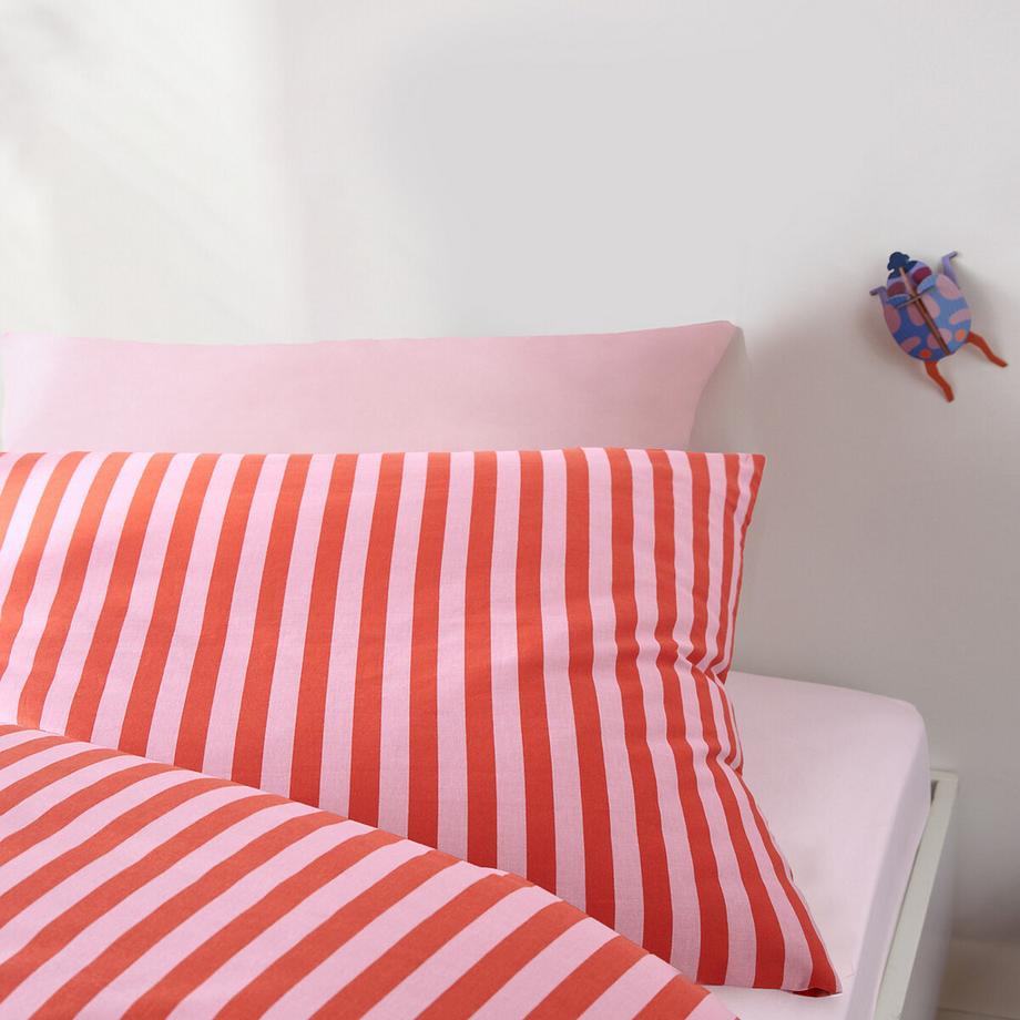 La Redoute Intérieurs Biancheria da letto a righe 50% cotone riciclato  