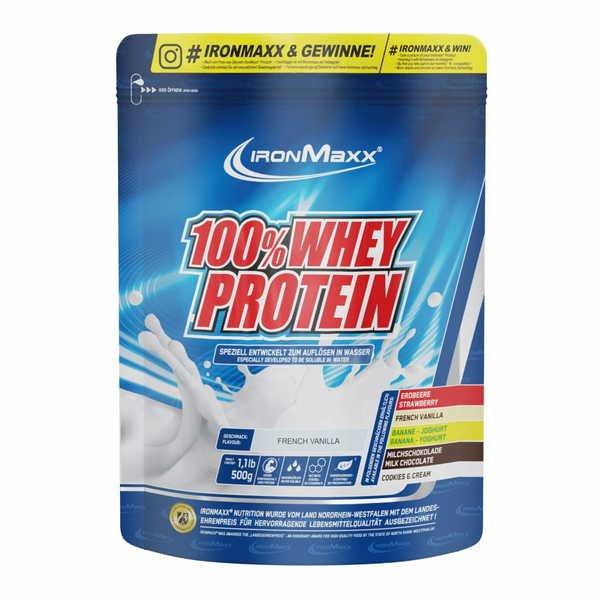 Image of Ironmaxx 100% Whey Protein French Vanilla 500g - 500g